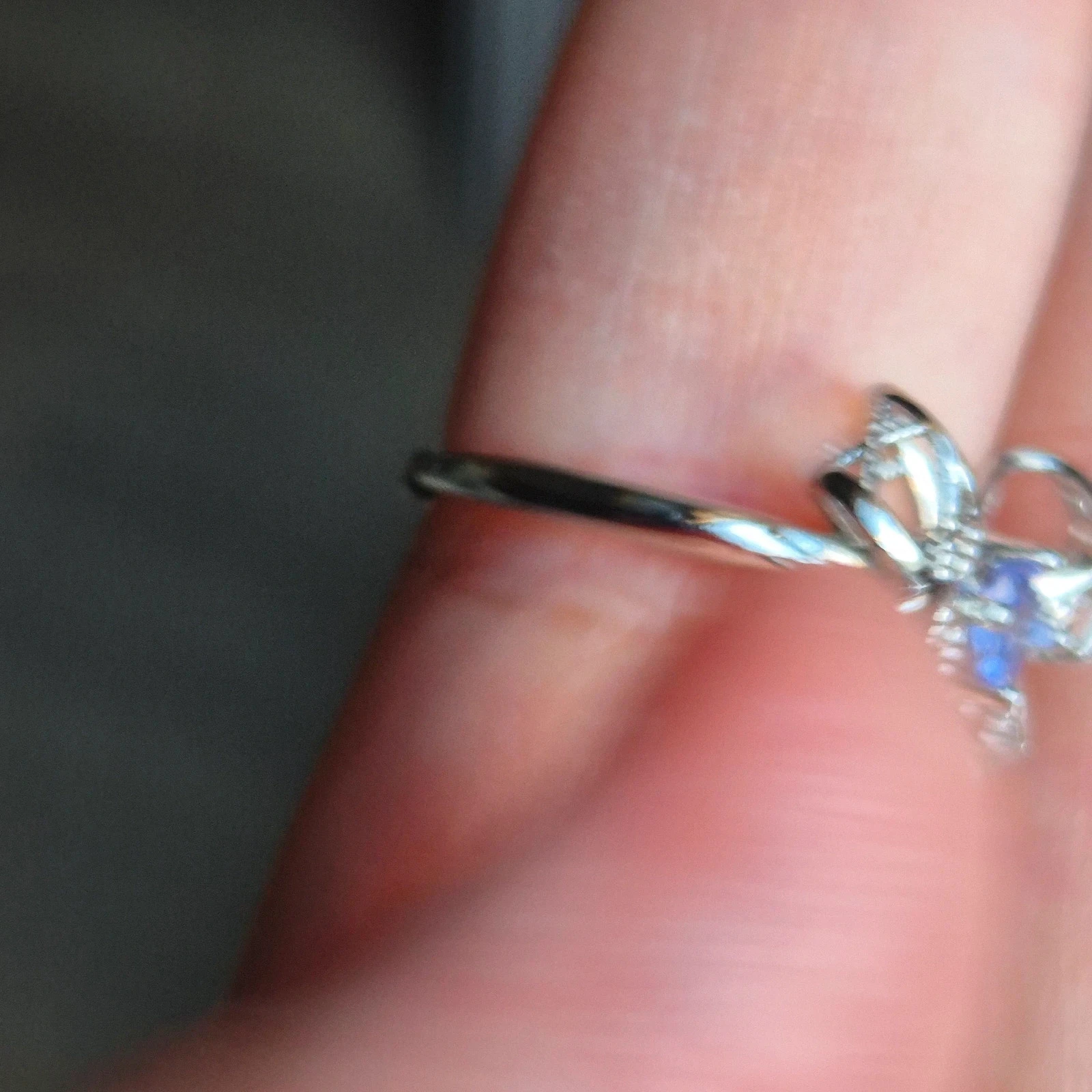 Anillo de mariposa de tanzanita natural – photo 4